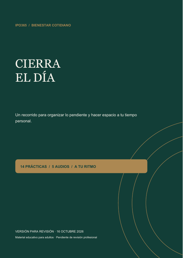 Portada de la guía digital CIERRA EL DÍA